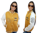 BUZO BEISBOLERO MOSTAZA BEIGE