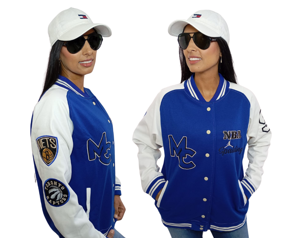 BUZO BEISBOLERO AZUL