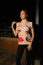 BLUSA POLERA ROSTRO MACA