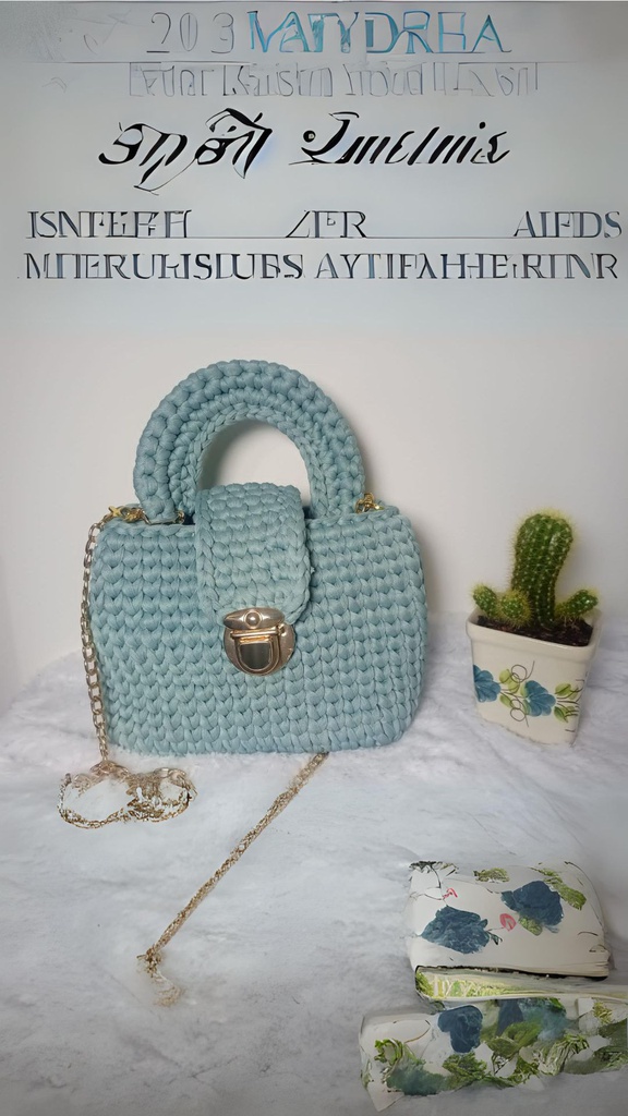 BOLSOS EN TRAPILLO PLUMA MACA