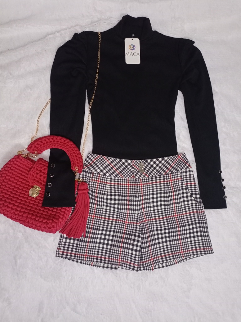 SHORT A CUADROS