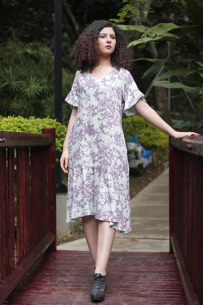 VESTIDO TALEGO VERDE MENTA