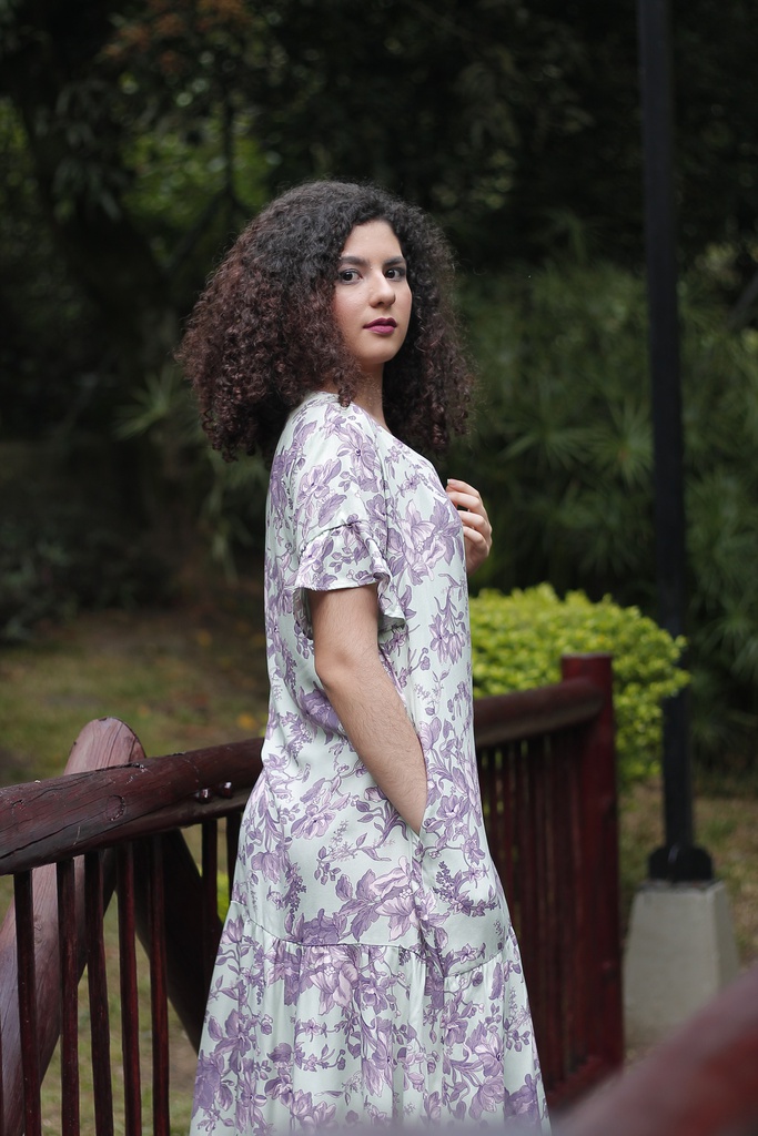 VESTIDO TALEGO VERDE MENTA