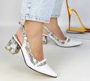 ZAPATO EN CUERO DOS TONOS