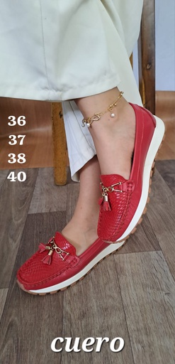 MOCASIN ROJO